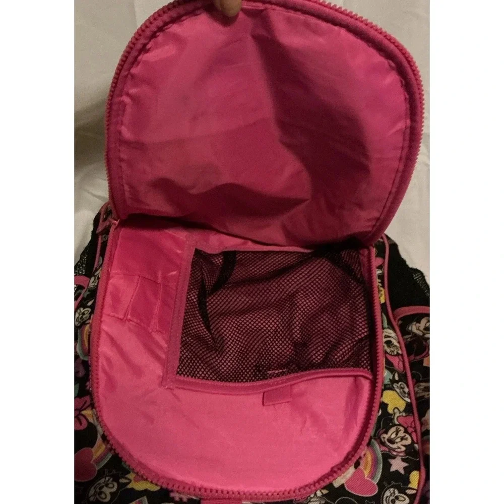 Disney Store Minnie Mouse and Figaro Backpack with Hood
